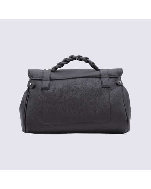 Mulberry Black Leather Alexa Handle Bag