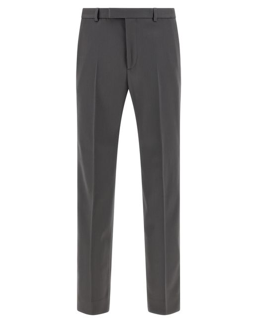 Gucci Gray Tailored Trousers for men