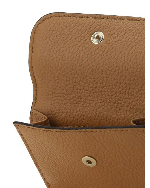 Chloé Natural Alphabet Tri-Fold Compact Wallet