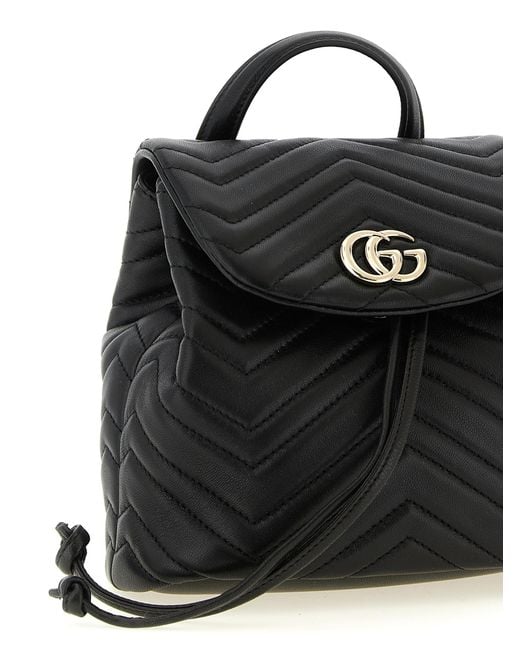 Gucci Black Lamb Leather Backpack