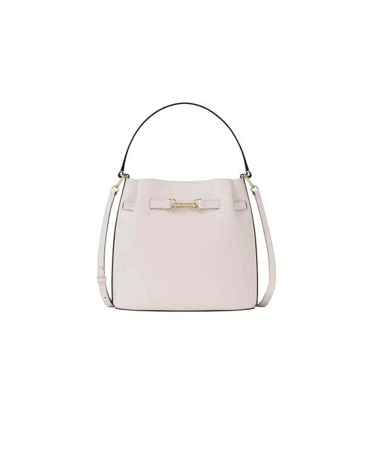 Michael Kors Pink Bucket Bag Leather Bucket-Bags