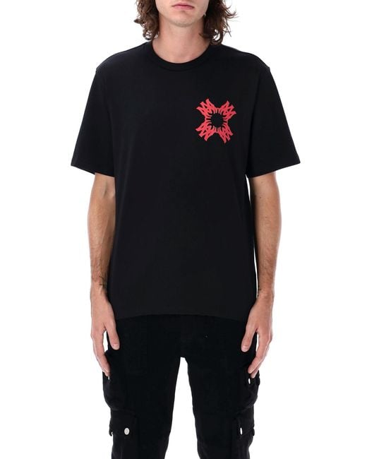 Amiri Black Graphic Print T-Shirt for men