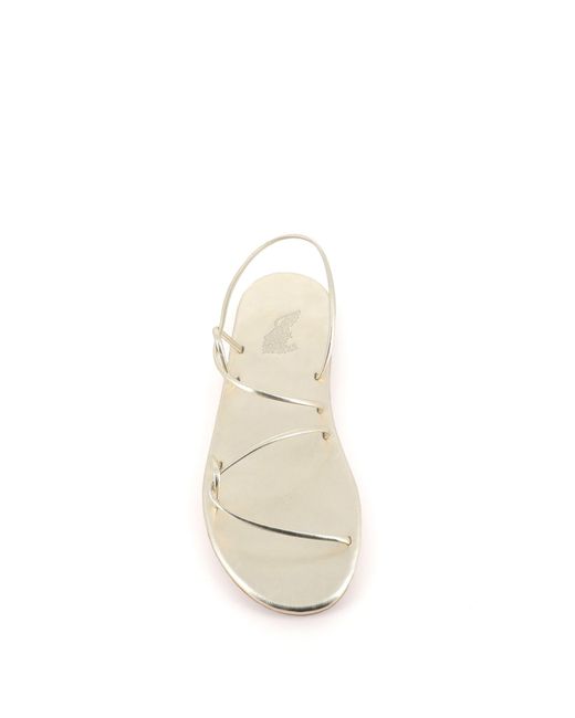 Ancient Greek Sandals White Sandal Proorismos