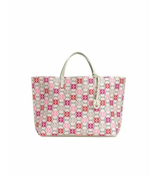 Pinko Green Shopper Bag-Fuchsia- Polyethylene Shopper-Bags