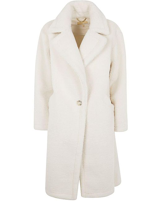 Michael kors white coat sale