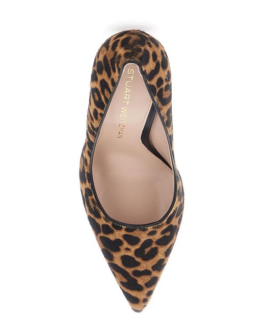Stuart Weitzman Brown Pumps Power 100 Leather