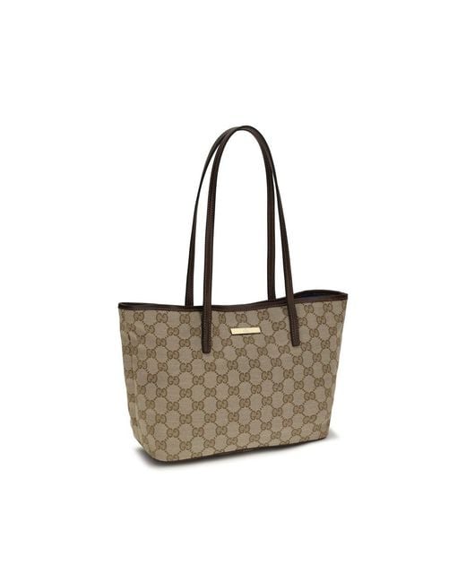 Gucci Gray Polyester Shoulder Bag