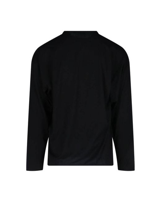 Lemaire Black Classic T-Shirt for men