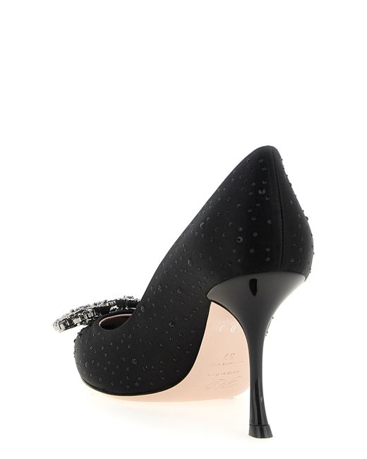 Roger Vivier Black Slip On Pumps