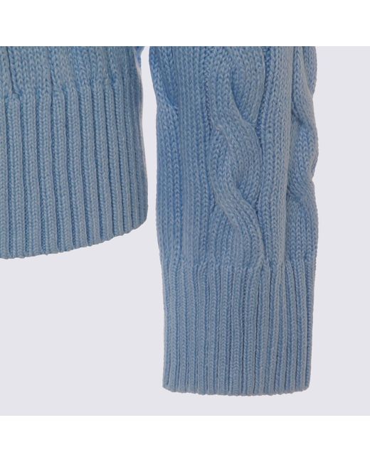 Polo Ralph Lauren Blue Sweaters _100 Co for men