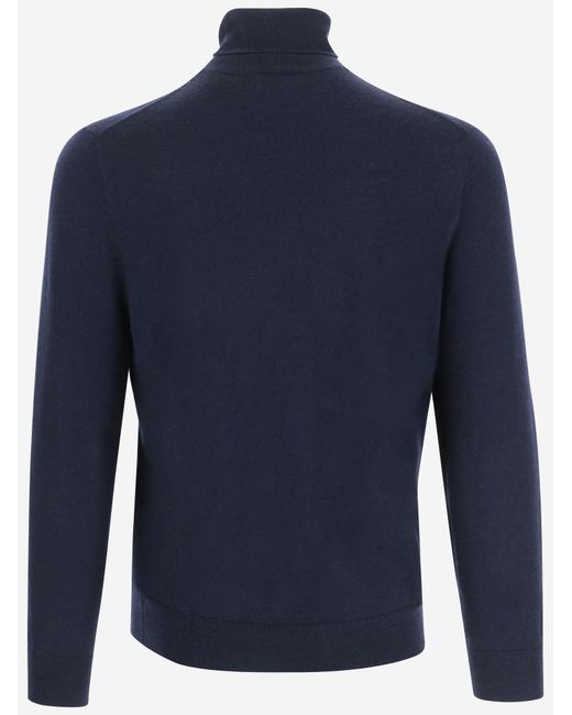 Polo Ralph Lauren Blue Sweater Merino Wool for men