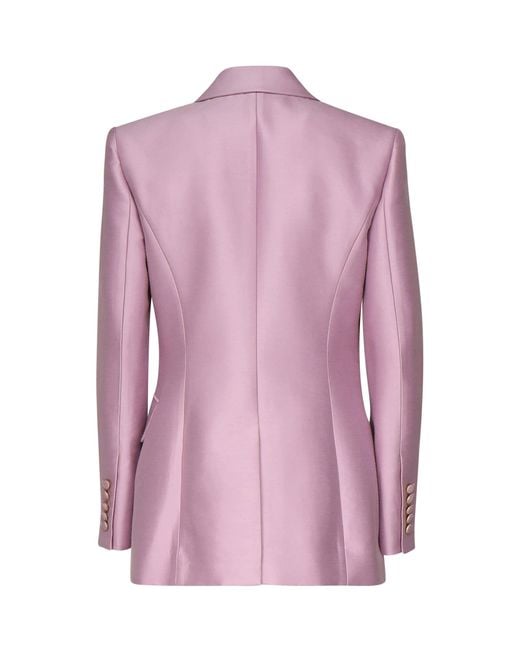 Zimmermann Pink Single-Breasted Jacket