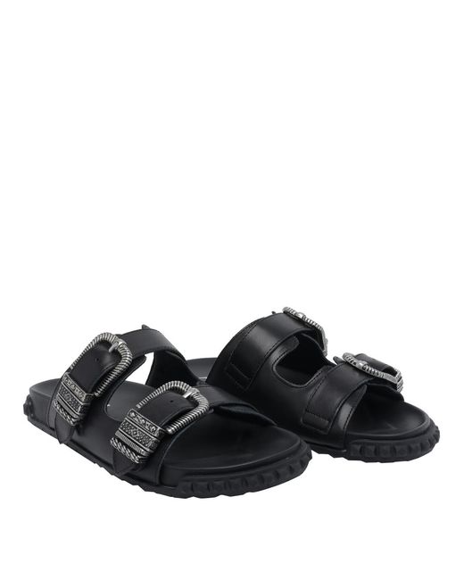 Ash Black Sandals Calf Leather/Rubber Sole