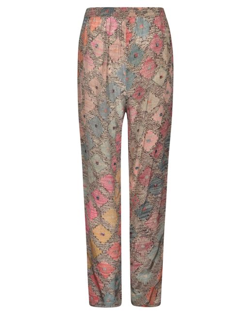 Mes Demoiselles Multicolor Printed Cropped Trousers