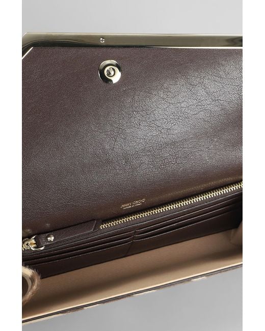 Jimmy Choo Natural Emmie Clutch