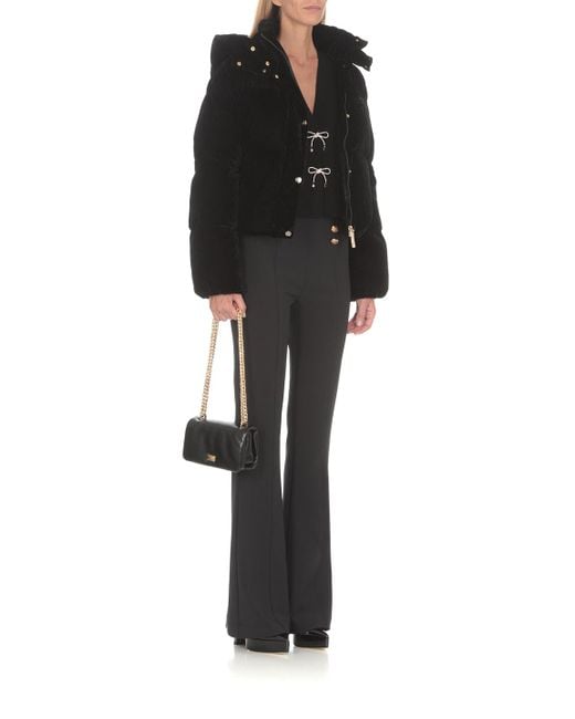 Elisabetta Franchi Black Pudded Jacket