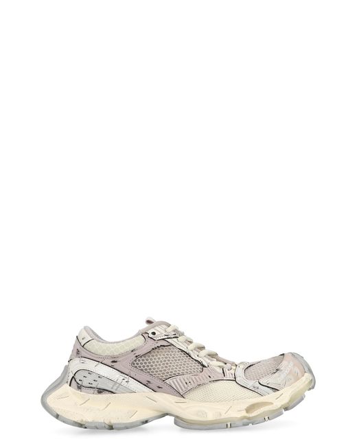 Balenciaga White Stapler Low-Top Sneakers Polyurethane Trainers