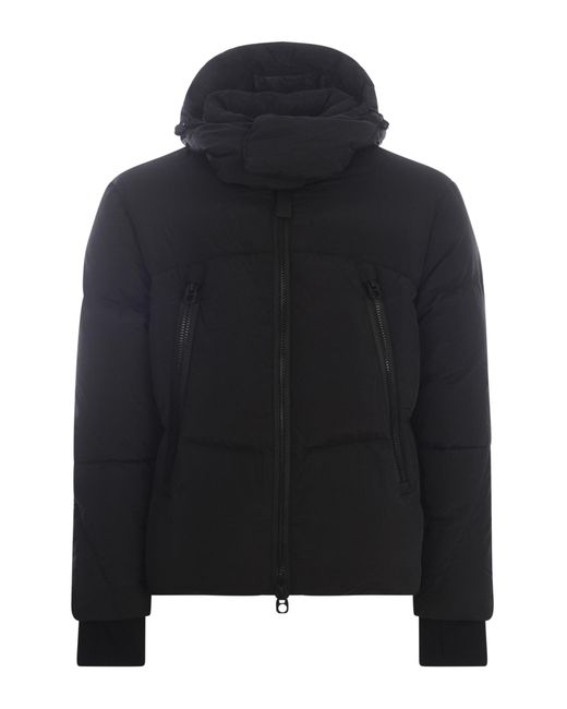 JG1 Black Down Jacket Made Of Nylon for men