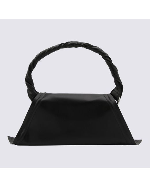 Y. Project Black Leather Shoulder Bag
