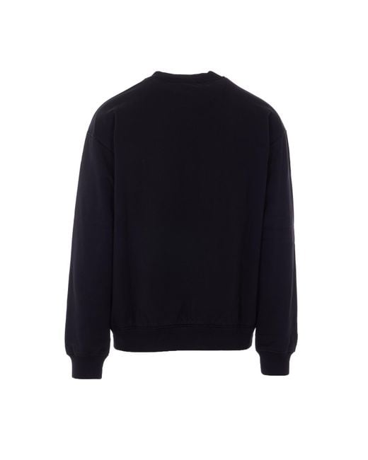 Dolce & Gabbana Blue Sweaters Cotton for men