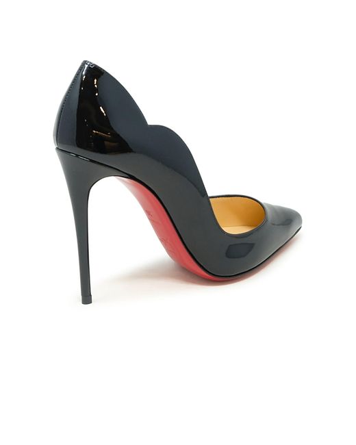 Christian Louboutin Metallic Patent Hot Chick 100 Pumps