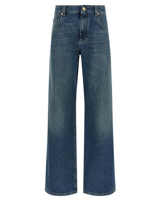 Brunello Cucinelli Blue Cotton Jeans Denim Clothing