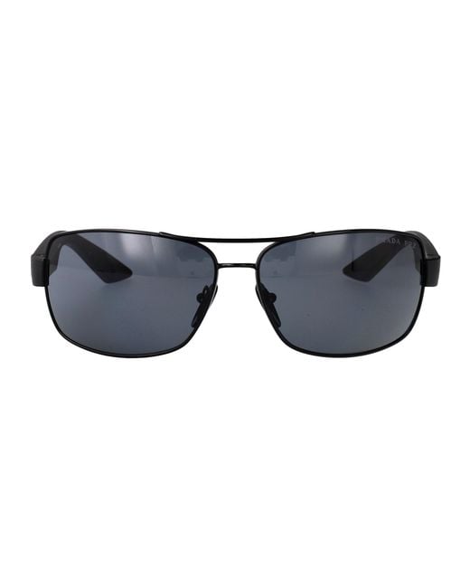 Prada Blue Sunglasses 0Ps 50Zs Metal for men