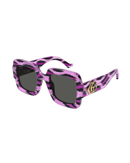 Gucci Multicolor Frame And Lens Sunglasses