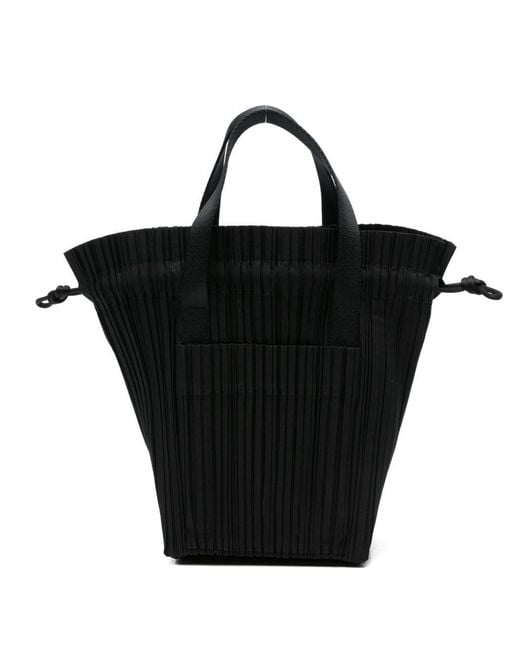 Pleats Please Issey Miyake Black Pleated Crossbody Bag