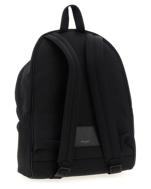 Saint Laurent Black 'City' Backpack for men