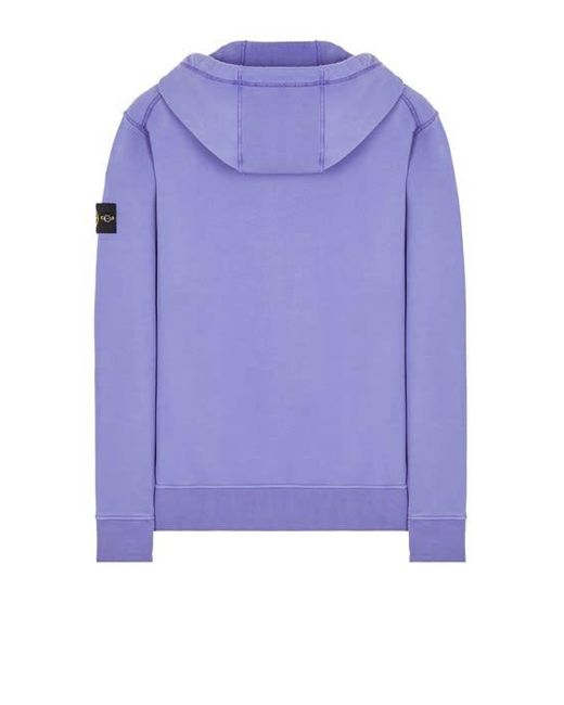 Stone Island Purple Sweatshirt Cotton for men