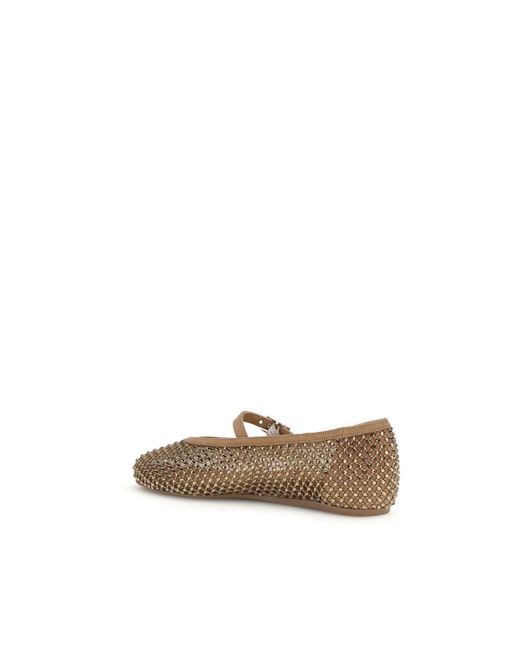 Le Silla Natural Nylon Ballet Flats