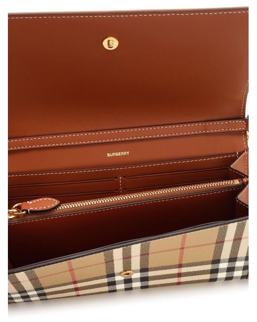 Burberry Multicolor Check Chain Cross Body Bag