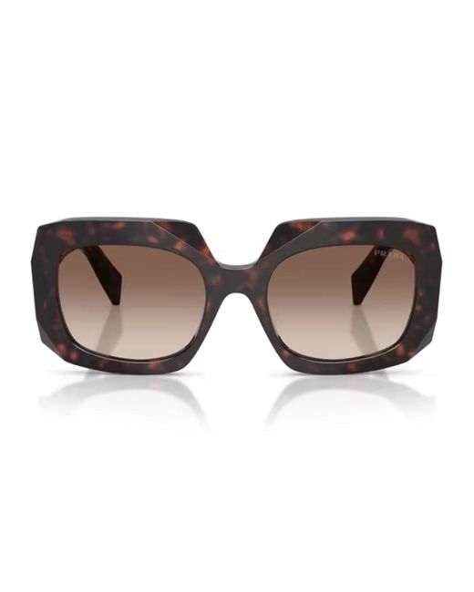 Prada Brown Prada Pr B23S 17N10S Root Tartarugato Sunglasses