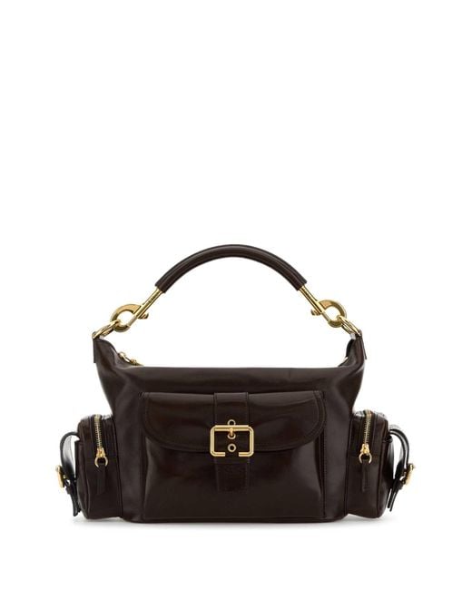 Chloé Black Chocolate Leather Camera Bag Handbag