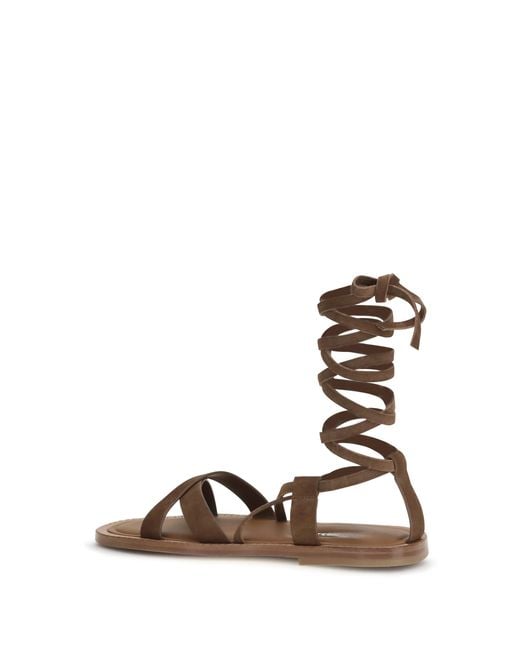 Miu Miu White Gladiator Leather Sandals Calf