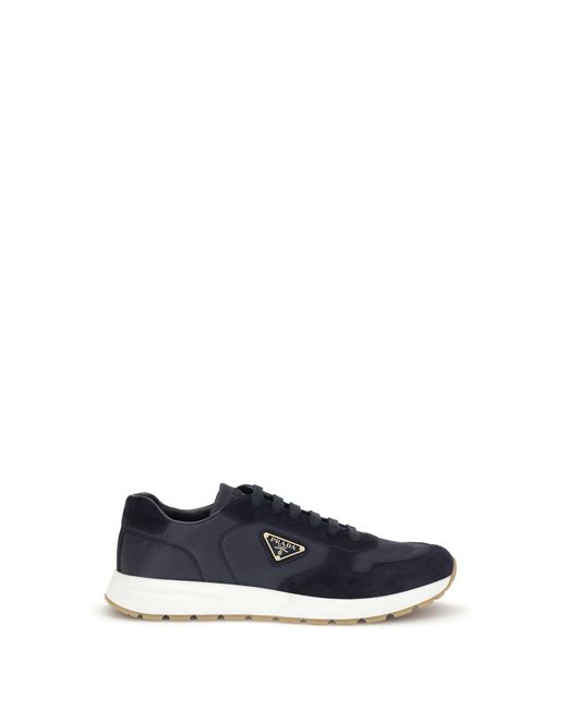 Prada Blue Prax 01 Re-Nylon Sneakers for men