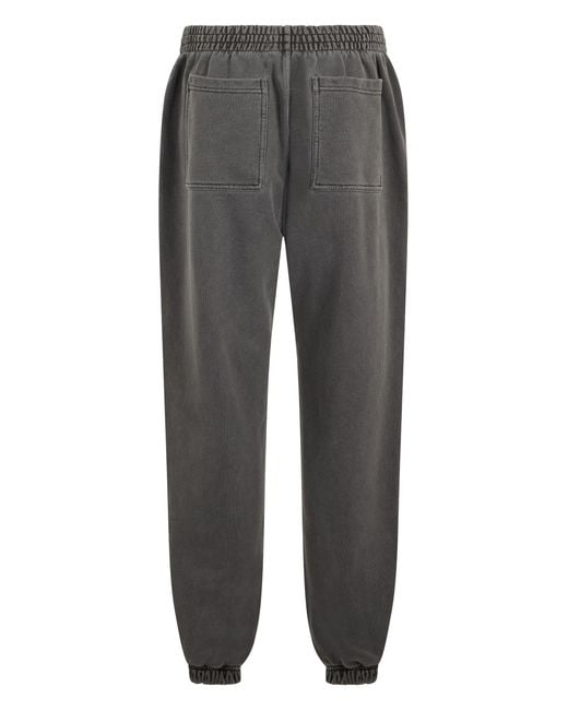 Represent Gray Track Pants Cotton for men