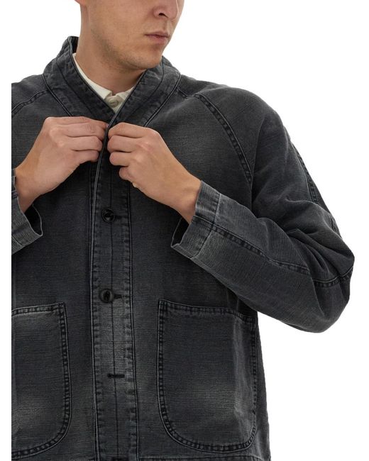 YMC Black Erkin Jacket Cotton for men
