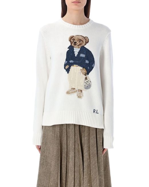 Polo Ralph Lauren Gray Polo Bear Sweater