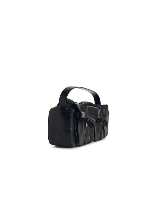 Acne Black Multipocket Leather Bag