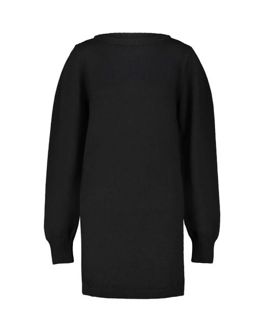Lemaire Black Sweater With Slits