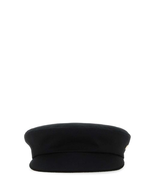 Helen Kaminski Black Cotton Dali Hat