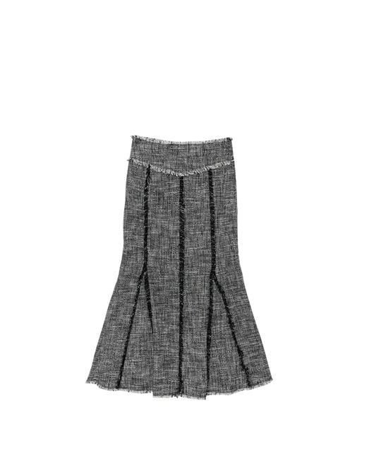 MSGM Gray Skirt