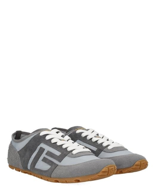 Balmain Gray Racer 45 Sneaker for men