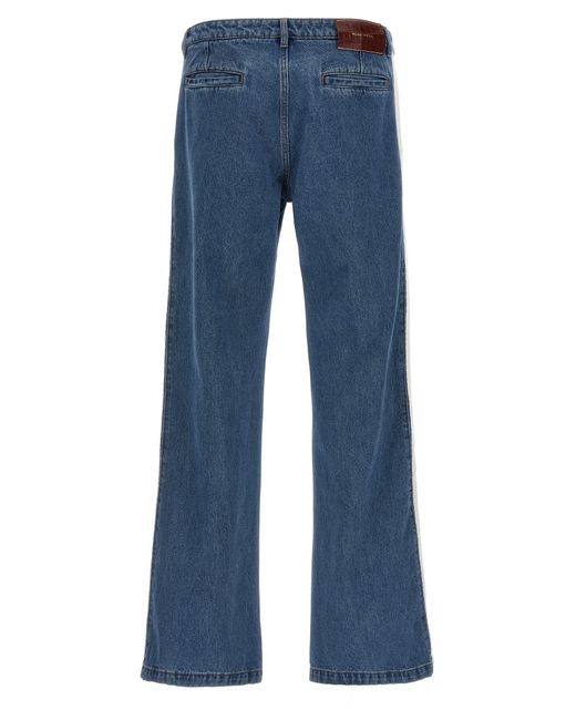 Wales Bonner Blue Denim Cotton Jeans for men