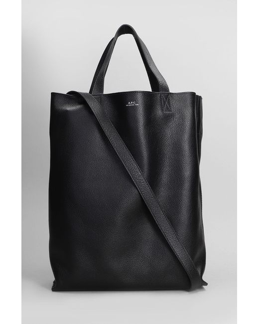 A.P.C. Black Maiko Medium Tote