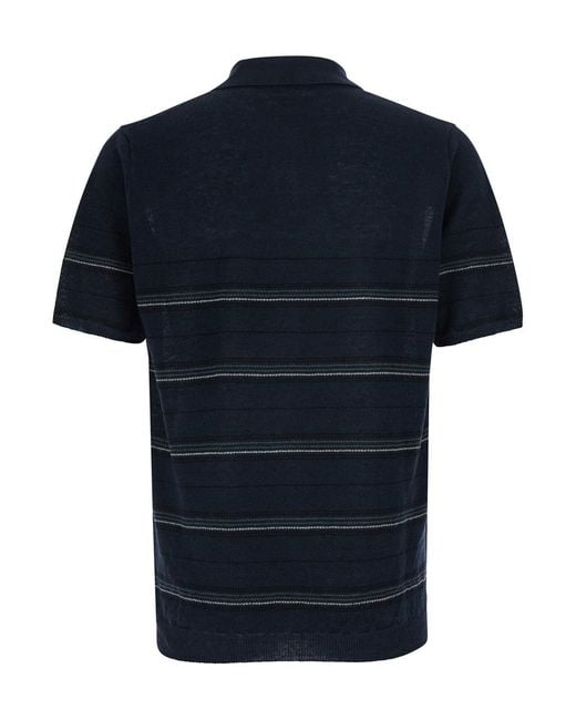 Roberto Collina Blue Riga Cotone for men