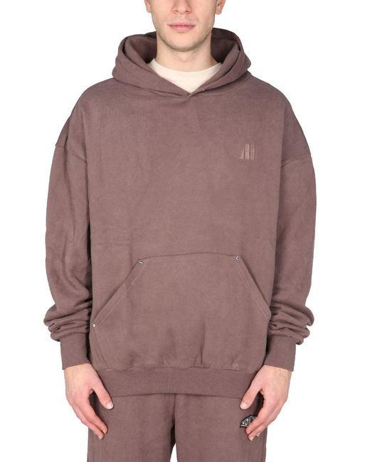 MOUTY Brown Texas Sweatshirt for men