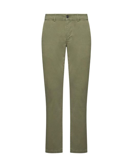 7 For All Mankind Green Trousers for men